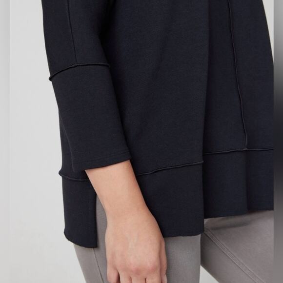 Spanx Perfect Length Top Dolman 3/4 Sleeve in Black Size L - Picture 2 of 9